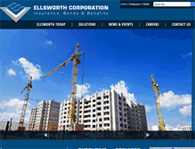 Tablet Screenshot of ellsworthcorporation.com